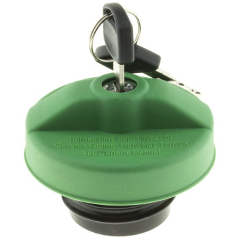 Stant Diesel Only Locking Fuel Cap Green