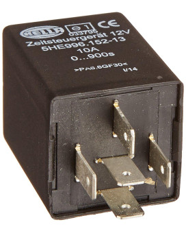 Hella 996152131 12V Delayonrelease Time Delay Relay Black