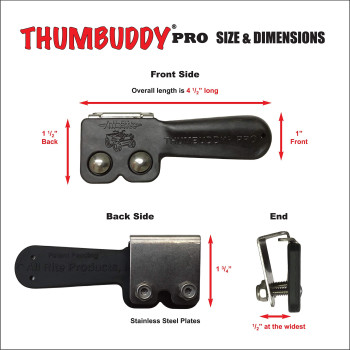 Thumbuddy Pro Atv Throttle Extender Model Tb2 Black