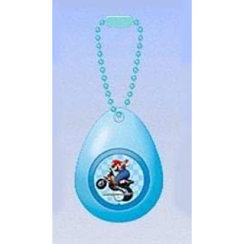 Banpresto Super Mario Mario Motorcycle Mini Sound Drop Swing clip On Keychain