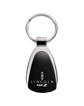 Automotive Gold Lincoln Mkz Black Tear Drop Key Chain