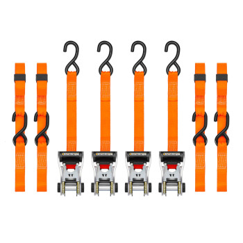 Winston Prod Smartstraps 14 Premium Ratchet Straps 4 Pack 3 000Lbs Break Strength 1 000Lbs Safe Work Load Haul Heavyduty