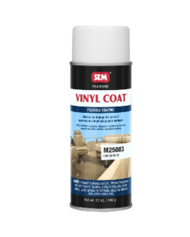 Sem M25083 Carver White Marine Vinyl Coat 12 Oz