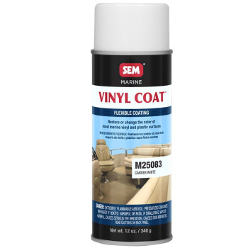 Sem M25083 Carver White Marine Vinyl Coat 12 Oz