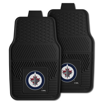 Fanmats 10519 Nhl Winnipeg Jets Front Row Vinyl Heavy Duty Car Mat 2 Piece 18X27