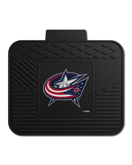 Fanmats 10766 Columbus Blue Jackets Back Row Utility Car Mat 1 Piece 14In X 17In All Weather Protection Universal Fit M