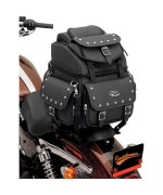 Saddlemen 35150119 Combination Backrestseatsissy Bar Bag With Studs