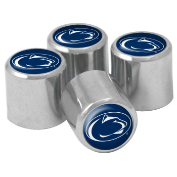 Ncaa Penn State Nittany Lions Metal Tire Valve Stem Caps 4Pack