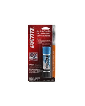 Loctite Disc Brake Quiet Stick For Automotive Stops Brake Squeals Squeaks And Chatter Eliminates Noise No Solvents Water R