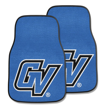 Fanmats 10986 Grand Valley State Lakers Front 2Piece Team Logo Carpet Car Mat Set Front Row Automotive Floor Mats Nonslip Ba