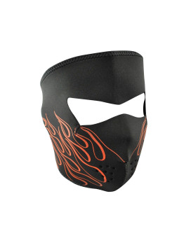 Zanheadgear Full Mask Neoprene Orange Flame