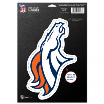 Denver Broncos Magnet 625X9 Die Cut Logo Design Special Order