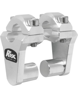 Rox Speed Fx 2In Pivoting Riser For 78In Handlbar Natural Aluminum 1Rp2Ssn