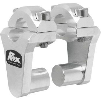 Rox Speed Fx 2In Pivoting Riser For 78In Handlbar Natural Aluminum 1Rp2Ssn