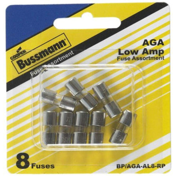 Bussmann Bpagaal8Rp Low Ampere Aga Fuse Assortment Kit 8 Piece