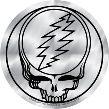 Licenses Products Grateful Dead Steal Your Face Sticker Chrome