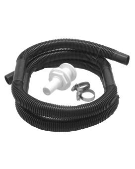 Shoreline Marine Bilge Pump Plumbing Kit Plastic 2 Stainless Steel Hose Clamps Easy Installation Heavyduty Marine Acces