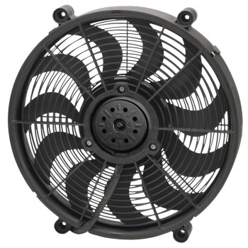 Derale 18217 17 High Output Radiator Fan Black