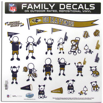 Nfl Siskiyou Sports Fan Shop Houston Texans Family Decal Set Large One Size Team Color