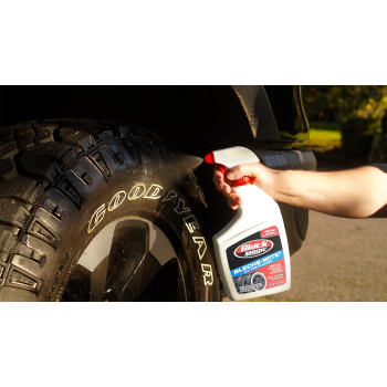 Black Magic 120066 Blechewite Tire Cleaner 32 Oz Fastacting Formula Dissolves Brake Dust Grime And Road Film Off Tires