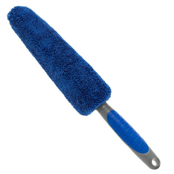 Viking Wheel Brush Or Rim Brush For Car Metal Free Blue 25 Inch X 143 Inch