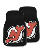 Fanmats 10417 Nhl New Jersey Devils Nylon Face Carpet Car Mat 17 X 27