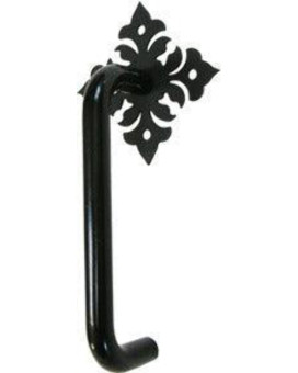 Dhpa153 Floral Door Handle Vertical