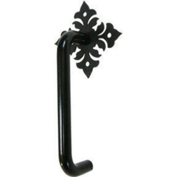 Dhpa153 Floral Door Handle Vertical