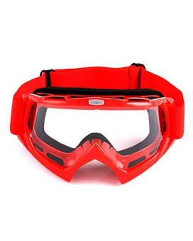 Wow Motocross Atv Dirt Bike Ski Snowboard Mx Goggles Red