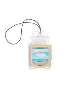 Yankee Candle Car Air Fresheners Hanging Car Jar Ultimate Sun Sand Scented Neutralizes Odors Up To 30 Days Gray