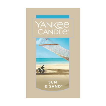 Yankee Candle Car Air Fresheners Hanging Car Jar Ultimate Sun Sand Scented Neutralizes Odors Up To 30 Days Gray