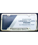 Mercedesbenz Logo Frame Polished Stainless Steel