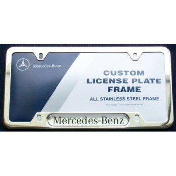 Mercedesbenz Logo Frame Polished Stainless Steel