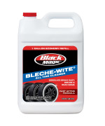 Black Magic 800002222 Blechewite Tire Cleaner 1 Gallon Fastacing Formula Dissolves Brake Dust Grime And Road Film Off Tir