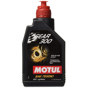 Motul Gear 300 75W90 100 Percent Synthetic Gear Oil 1 Liter 105777