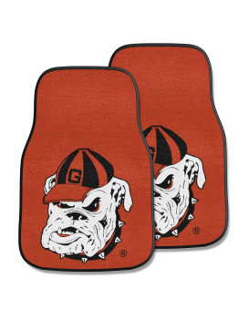 Fanmats 5637 Ncaa University Of Georgia Bulldogs Nylon Face Carpet Car Mat 18X27