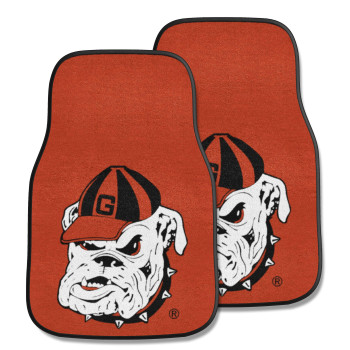 Fanmats 5637 Ncaa University Of Georgia Bulldogs Nylon Face Carpet Car Mat 18X27