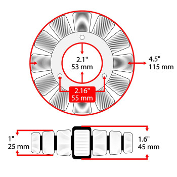 Caltric Stator Generator Compatible With Yamaha Big Bear 350 Kodiak 400 19931998