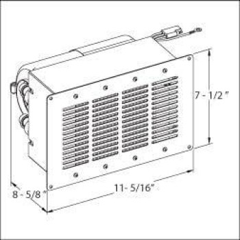 Maradyne Automotive 9 Stoker Hydronic Heater Grill Face 12 Volt 3 Speed 26 000 Btuhr 200 Cfm Floordash Mount