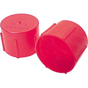 Allstar Performance ALL50802 Plastic -4 AN Caps Red - Pack of 20