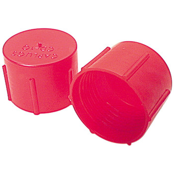 Allstar Performance ALL50802 Plastic -4 AN Caps Red - Pack of 20