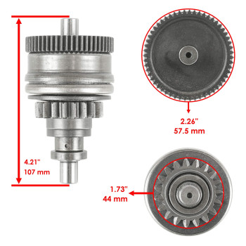 Caltric Starter Bendix Drive Compatible With Polaris Ranger Xp 700 Rzr 800 20052009