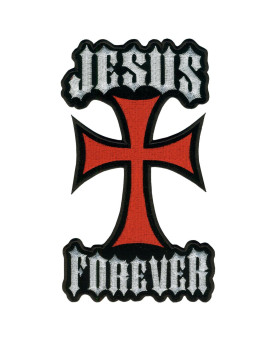 Hot Leathers Jesus Forever Patch 3 Width X 5 Height