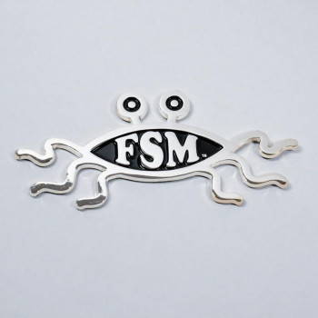 52 Solid Metal Flying Spaghetti Monster Car Emblem