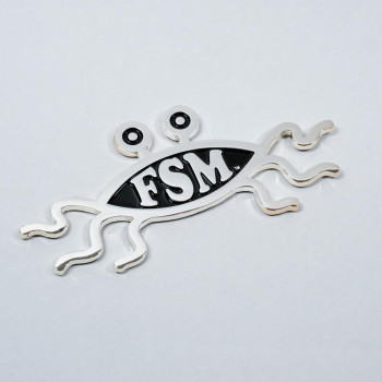 52 Solid Metal Flying Spaghetti Monster Car Emblem