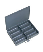 Durham 21395Ind Gray Cold Rolled Steel Individual Small Scoop Box 1338 Width X 2 Height X 914 Depth 8 Compartment