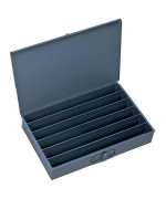 Durham 12595Ind Gray Cold Rolled Steel Individual Large Horizontal Box 18 Width X 3 Height X 12 Depth 6 Compartment