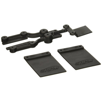 Rpm Mud Flaps And Number Plate Kit Black