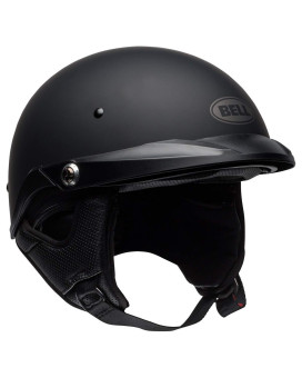 Bell Pit Boss Openface Motorcycle Helmet Solid Matte Black Medium