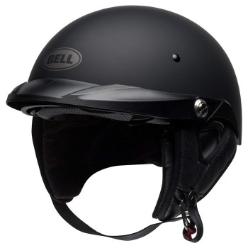 Bell Pit Boss Openface Motorcycle Helmet Solid Matte Black Medium